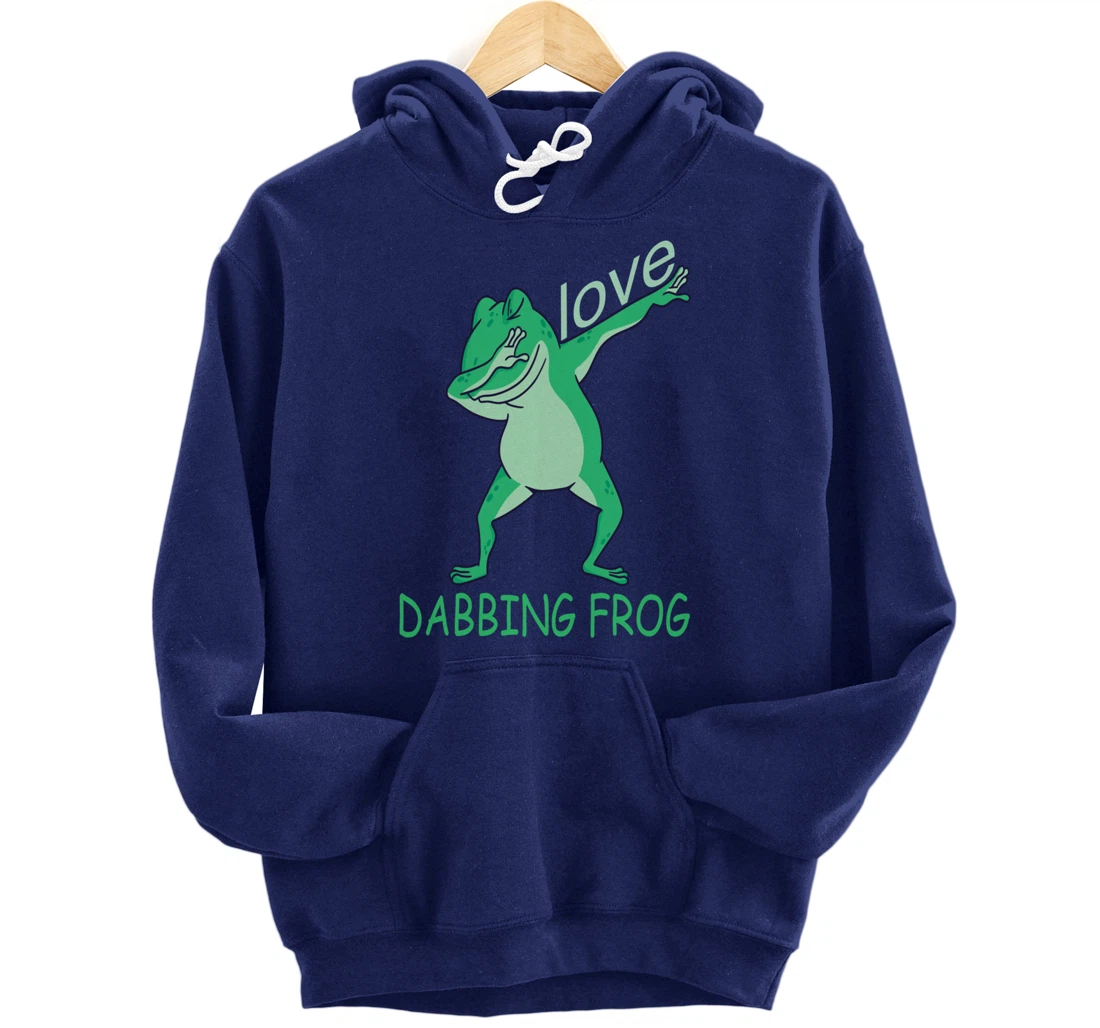 love dabbing frog Pullover Hoodie