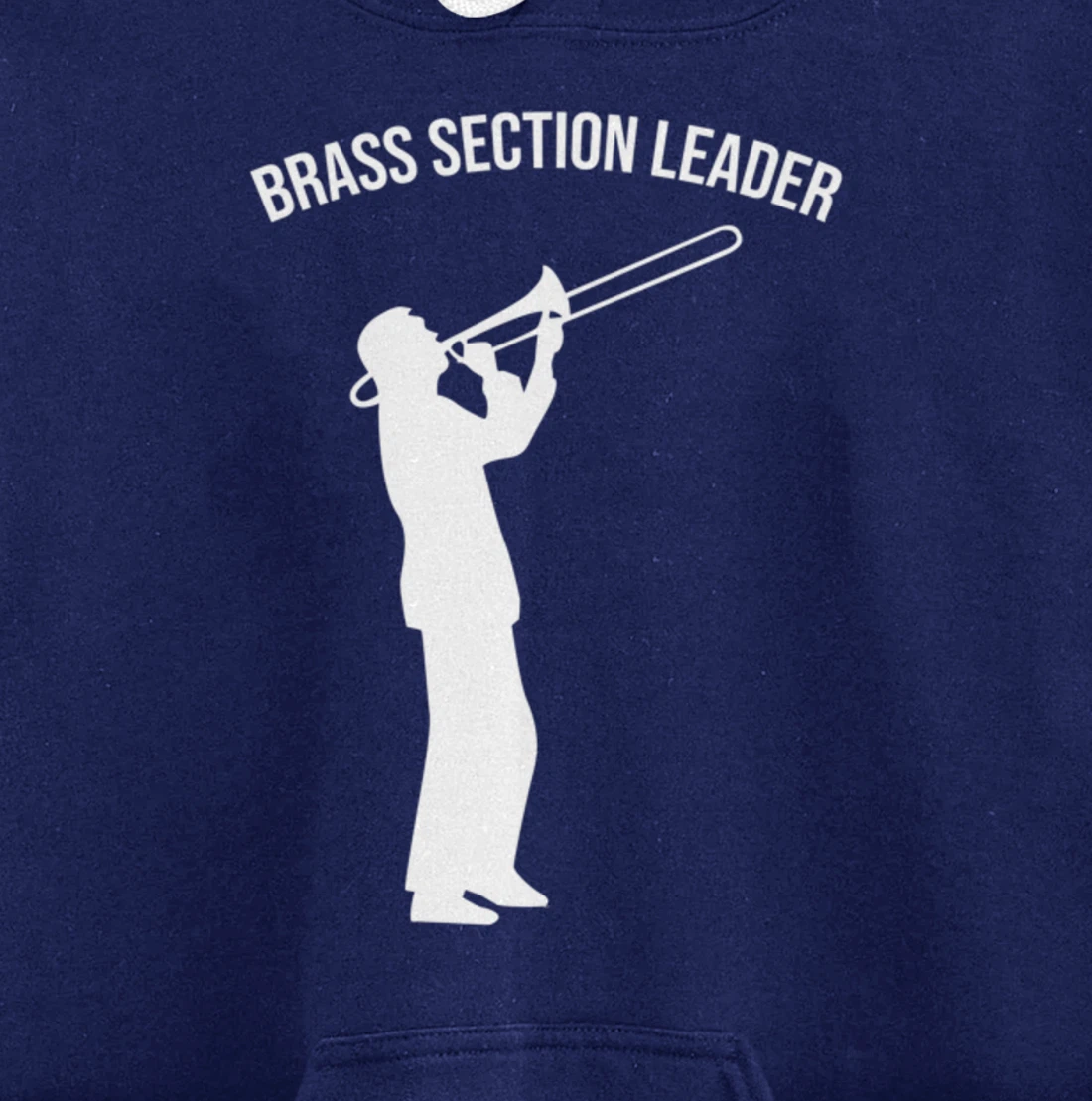 Section Leader Marching Band Brass Instrument Pullover Hoodie