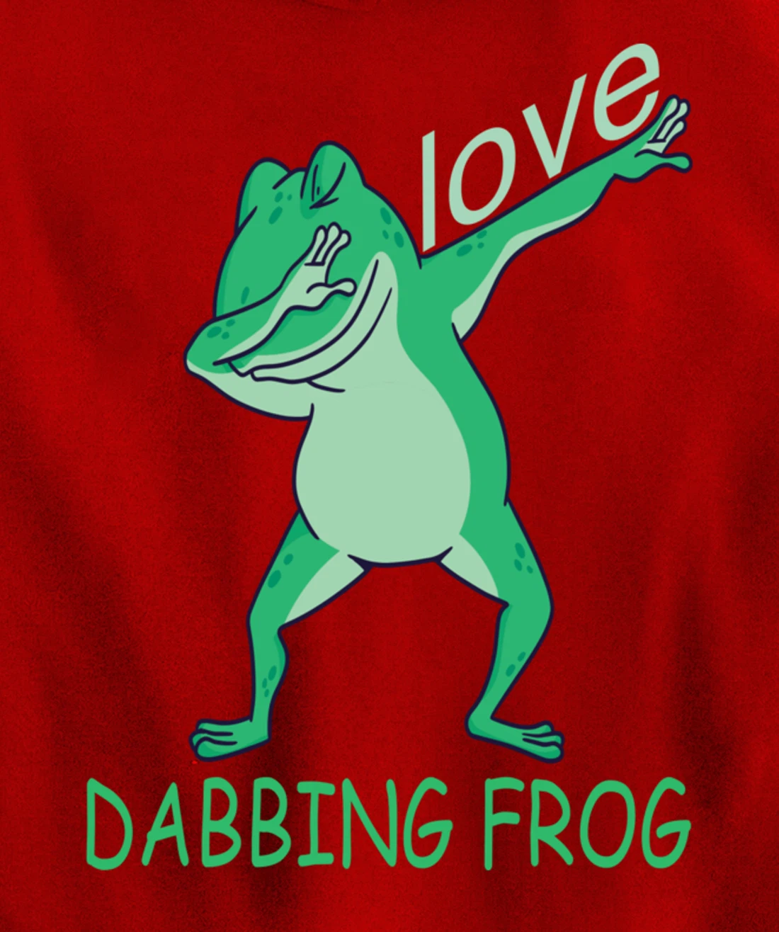love dabbing frog Pullover Hoodie