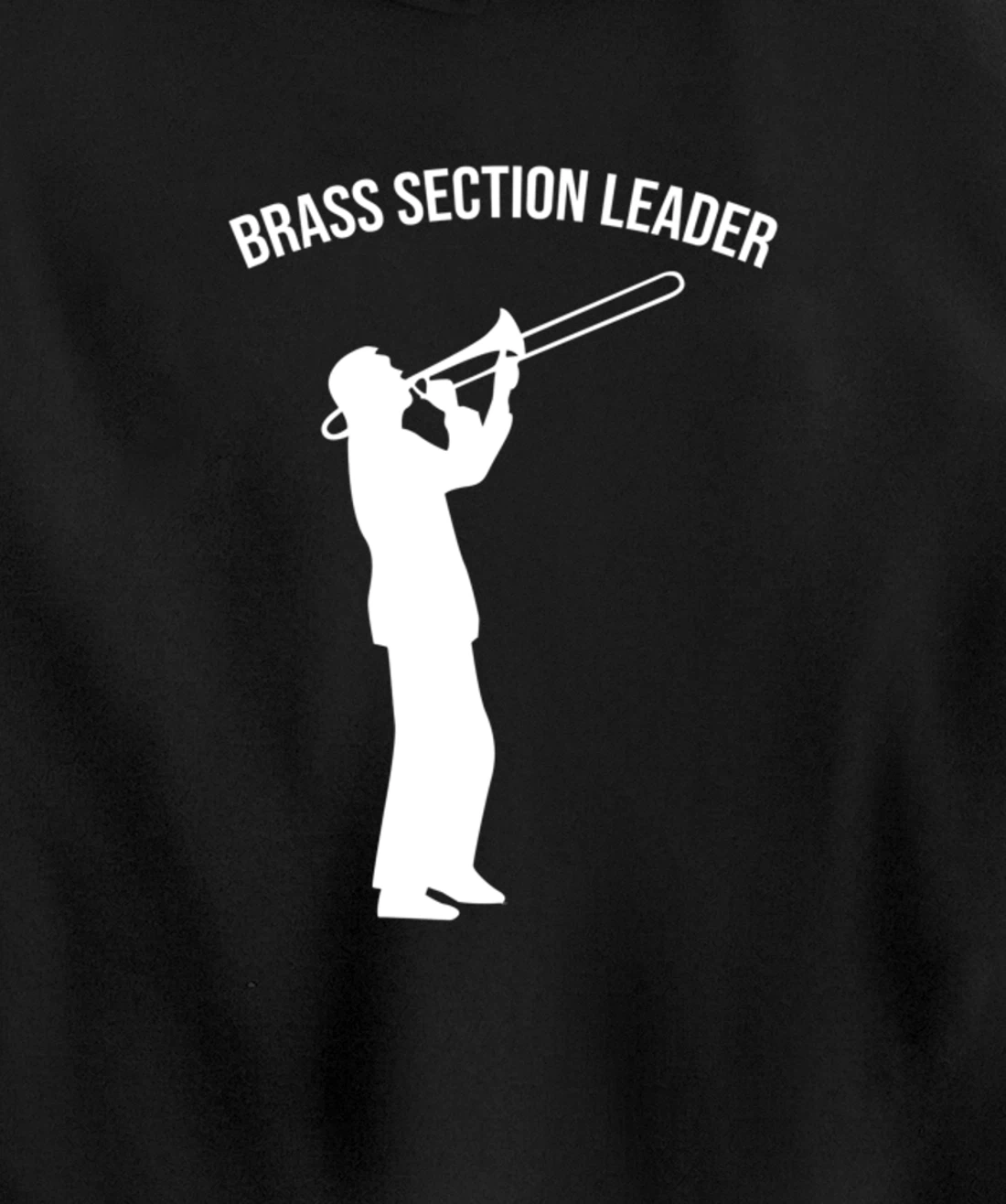 Section Leader Marching Band Brass Instrument Pullover Hoodie