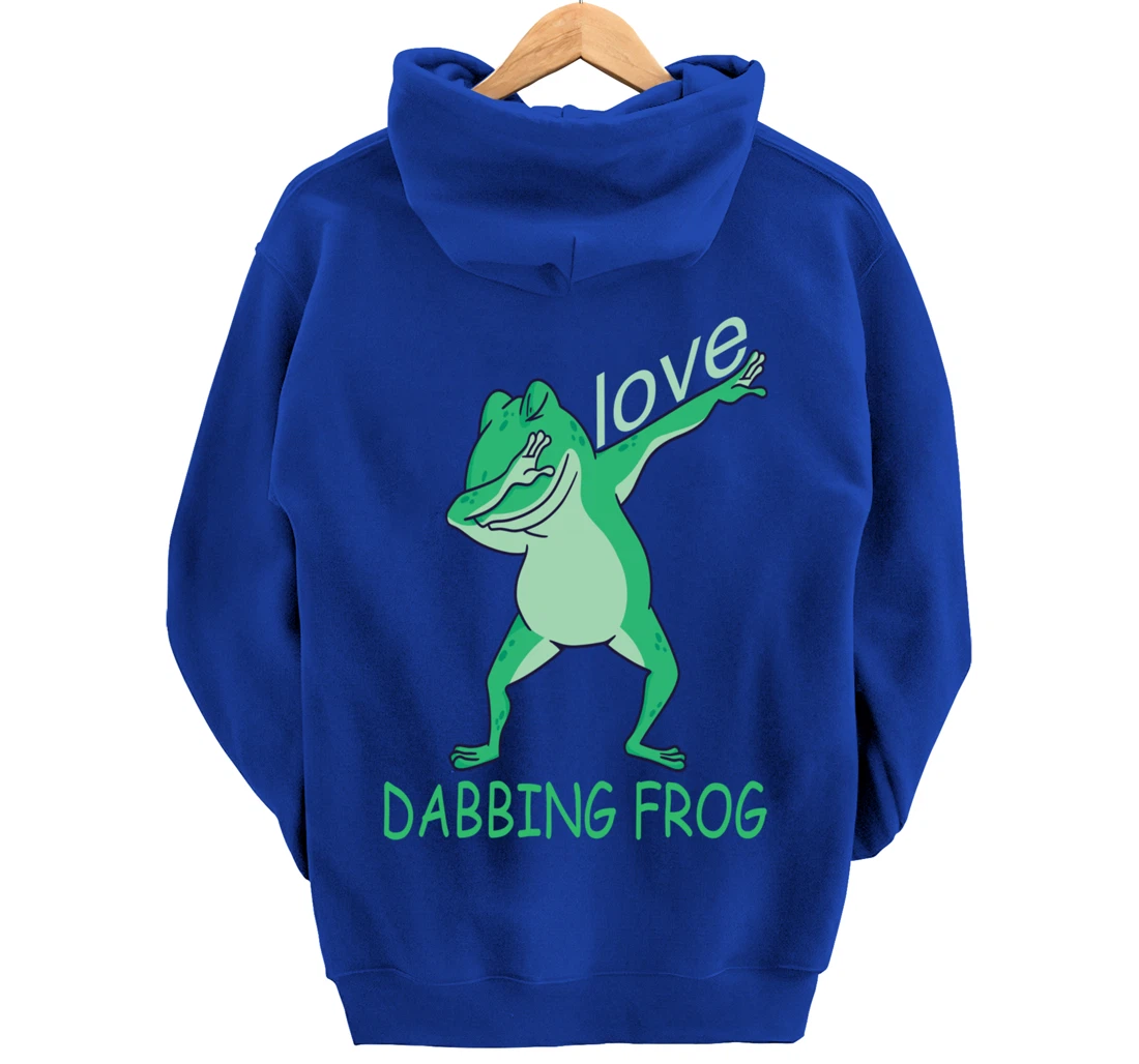 love dabbing frog Pullover Hoodie