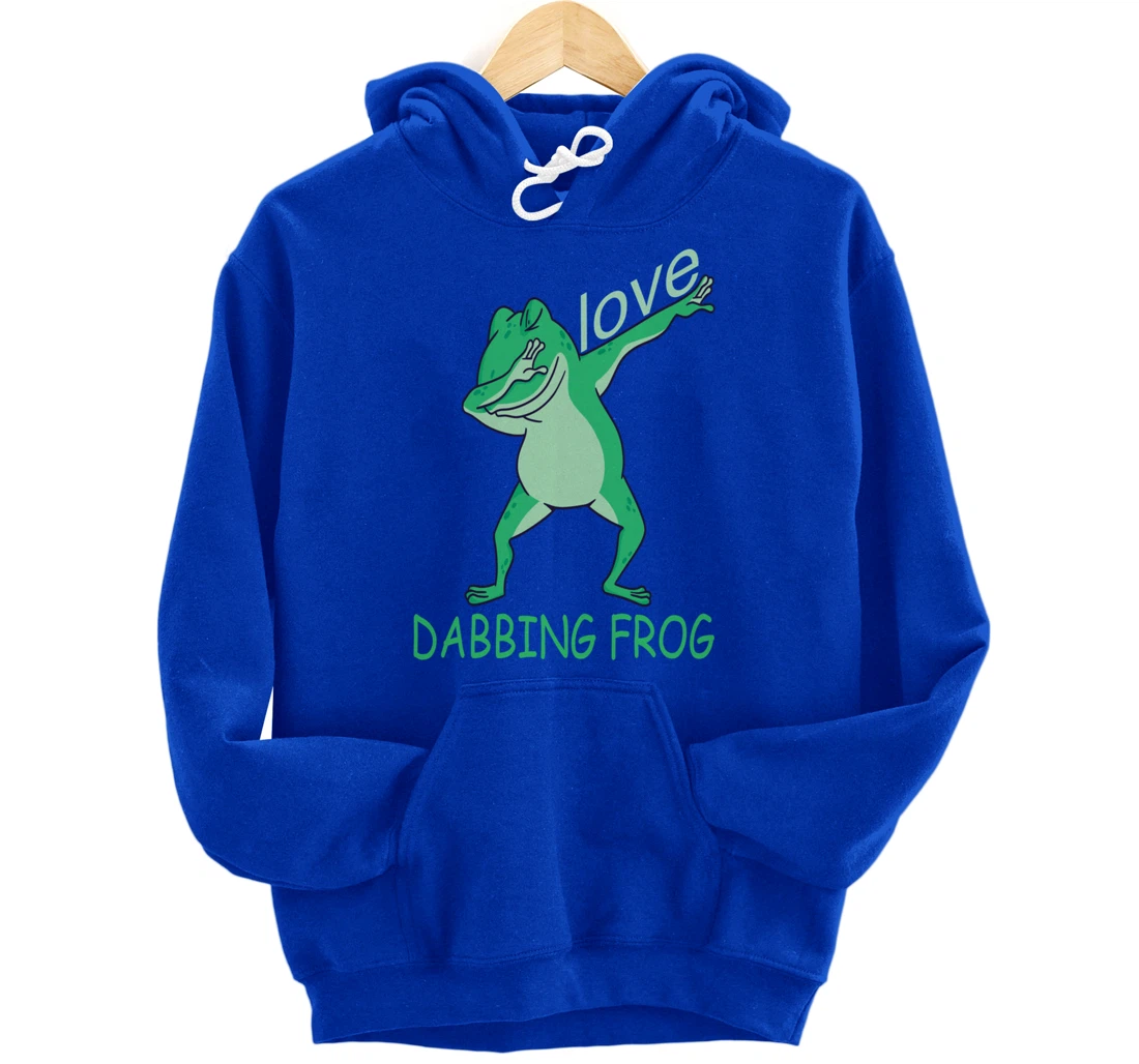 love dabbing frog Pullover Hoodie