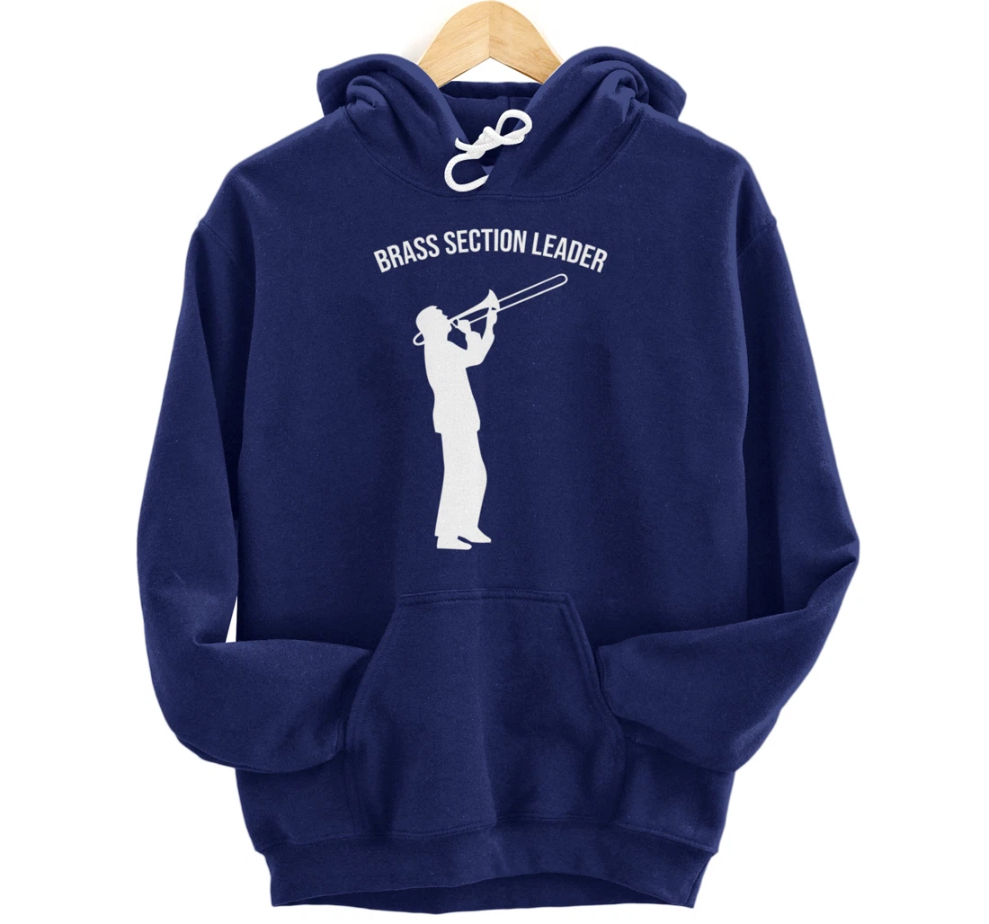 Section Leader Marching Band Brass Instrument Pullover Hoodie