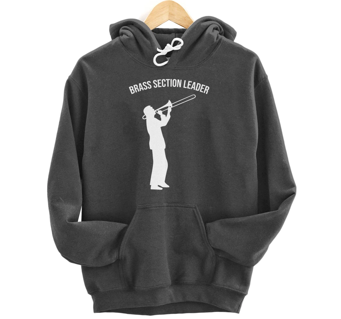 Section Leader Marching Band Brass Instrument Pullover Hoodie