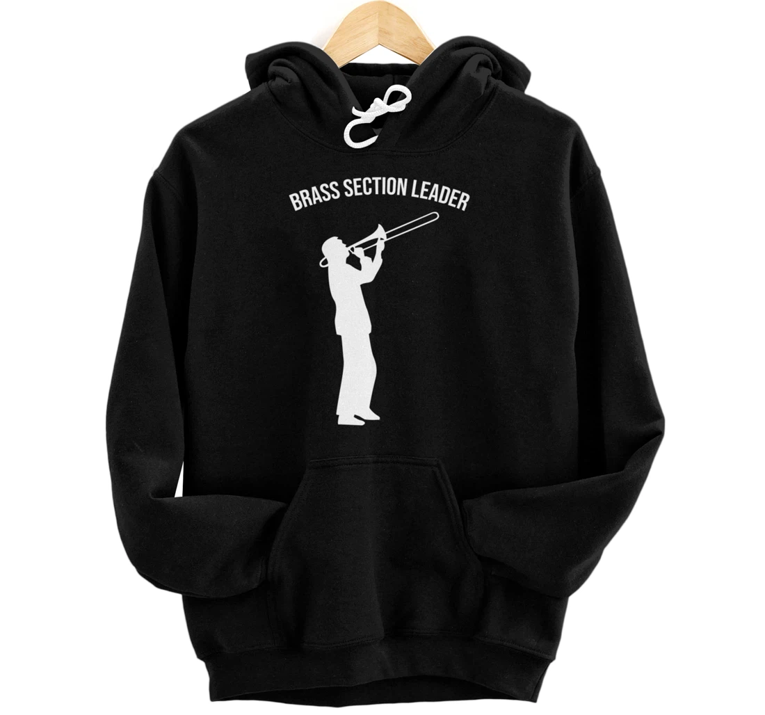 Section Leader Marching Band Brass Instrument Pullover Hoodie