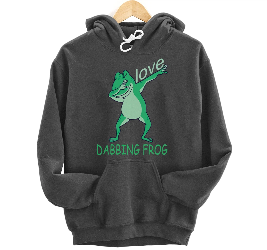 love dabbing frog Pullover Hoodie