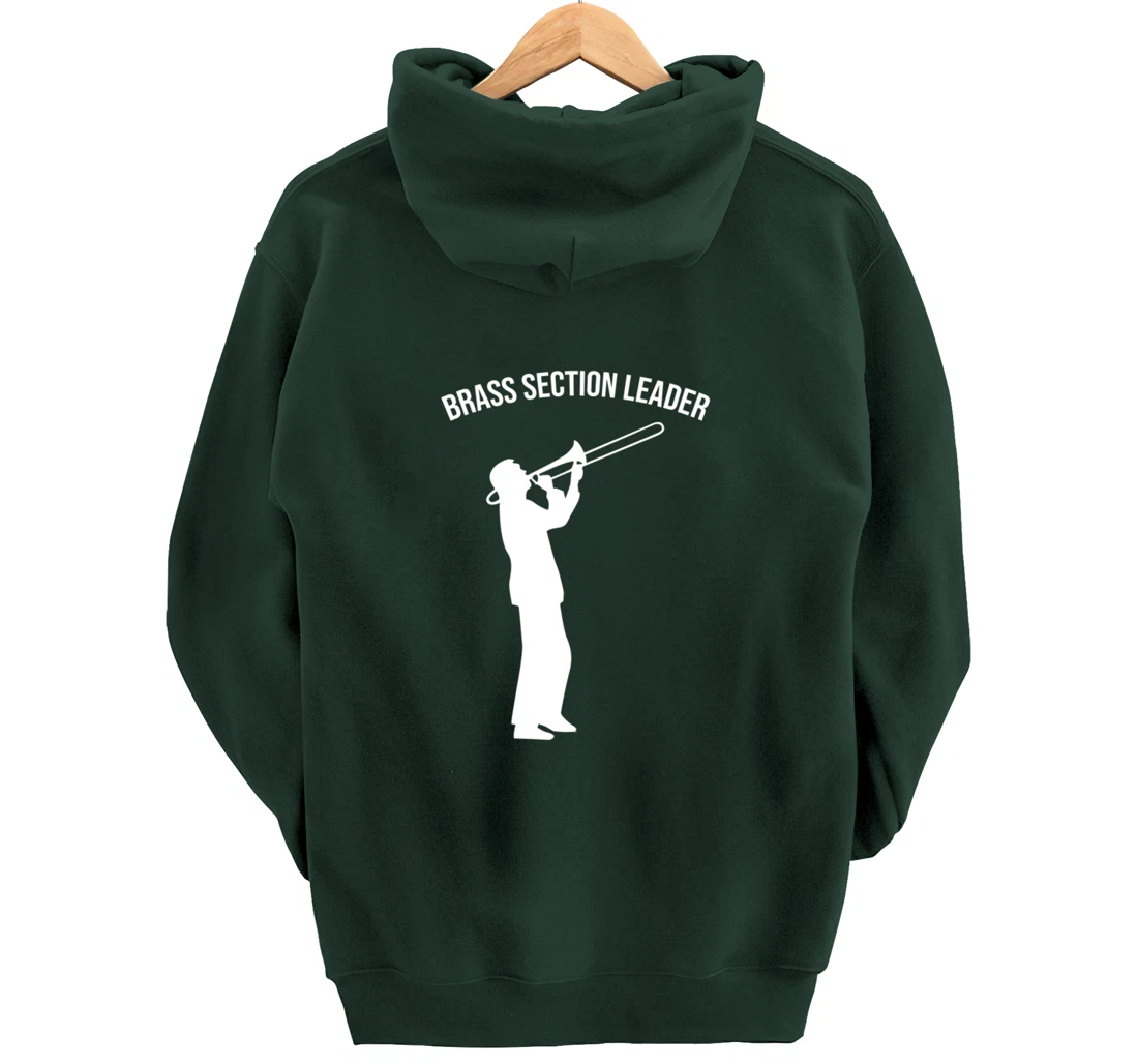 Section Leader Marching Band Brass Instrument Pullover Hoodie