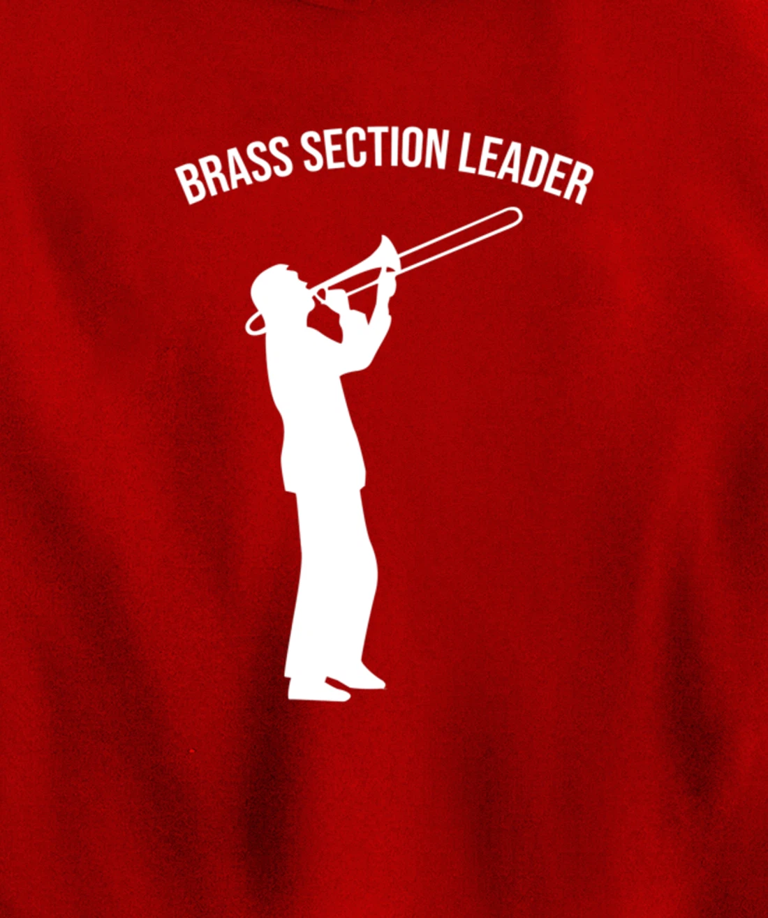 Section Leader Marching Band Brass Instrument Pullover Hoodie