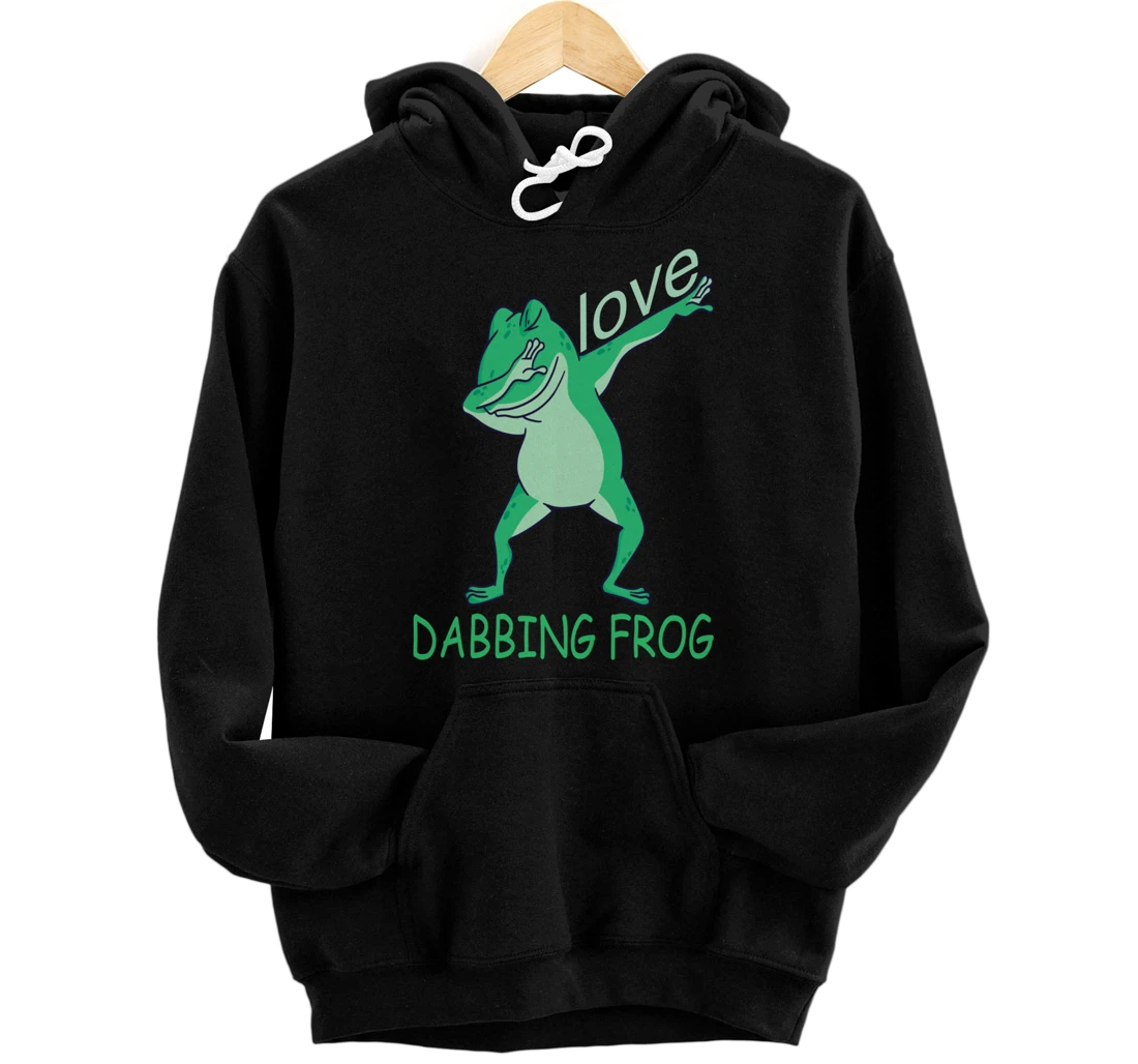 love dabbing frog Pullover Hoodie