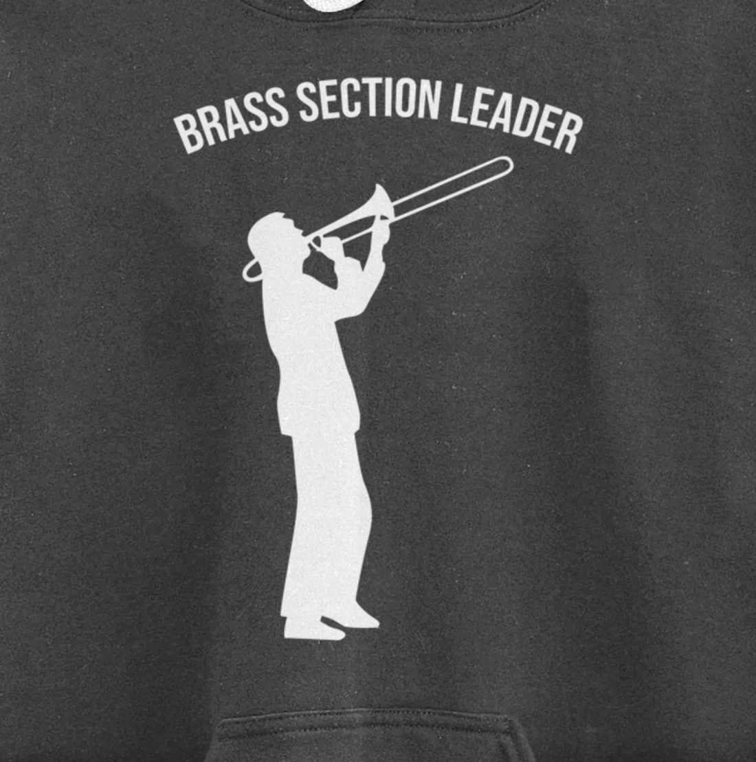 Section Leader Marching Band Brass Instrument Pullover Hoodie