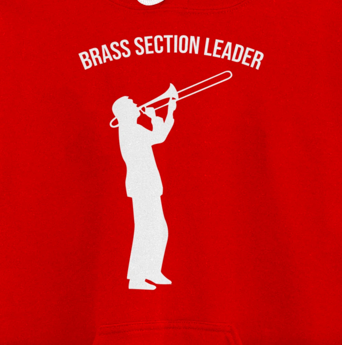 Section Leader Marching Band Brass Instrument Pullover Hoodie