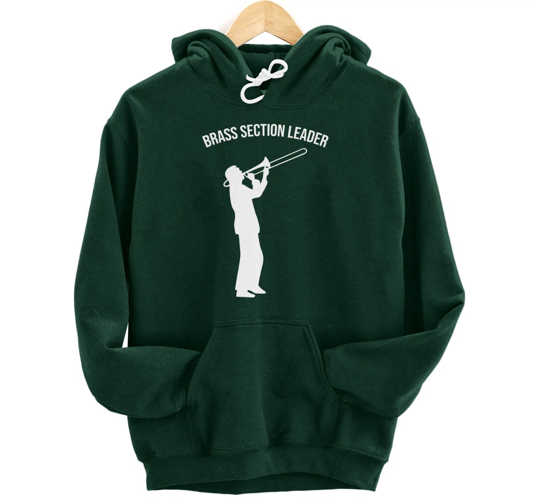 Section Leader Marching Band Brass Instrument Pullover Hoodie