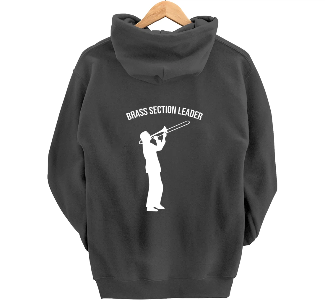 Section Leader Marching Band Brass Instrument Pullover Hoodie