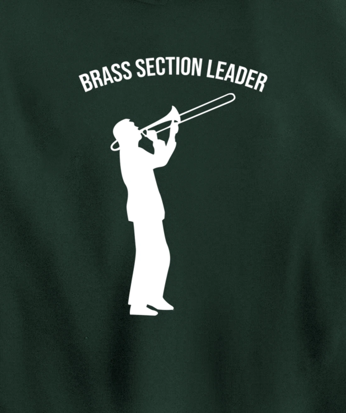Section Leader Marching Band Brass Instrument Pullover Hoodie