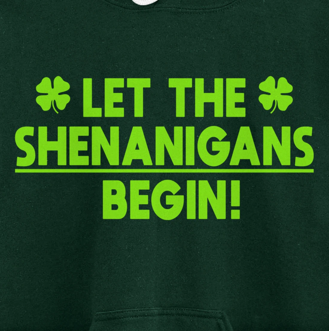 St Patricks Day Shenanigans Pullover Hoodie