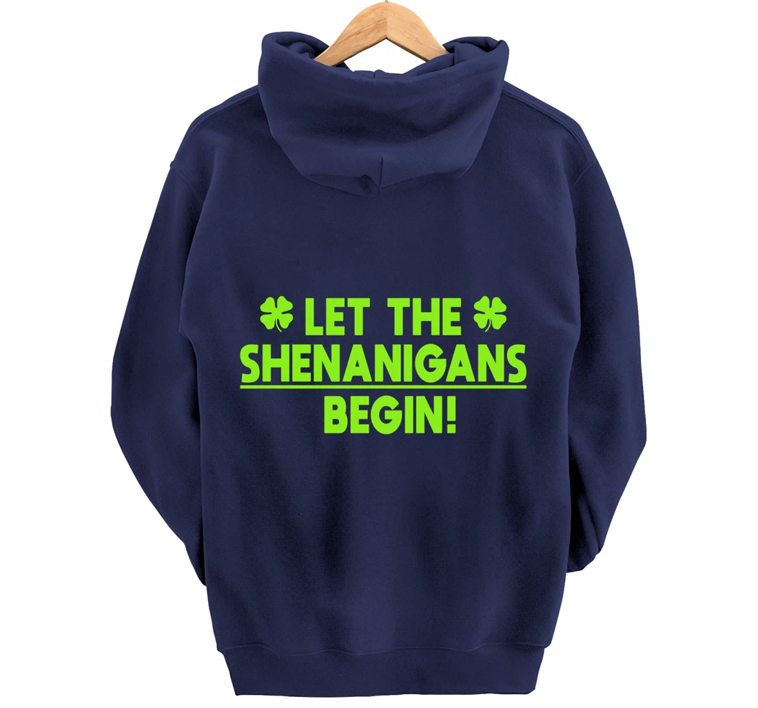 St Patricks Day Shenanigans Pullover Hoodie