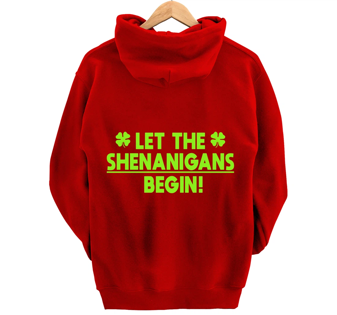 St Patricks Day Shenanigans Pullover Hoodie