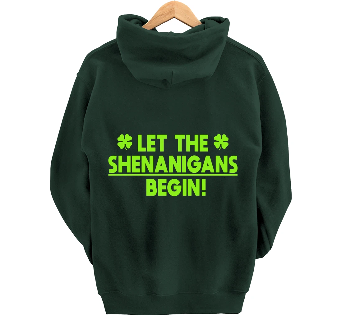 St Patricks Day Shenanigans Pullover Hoodie