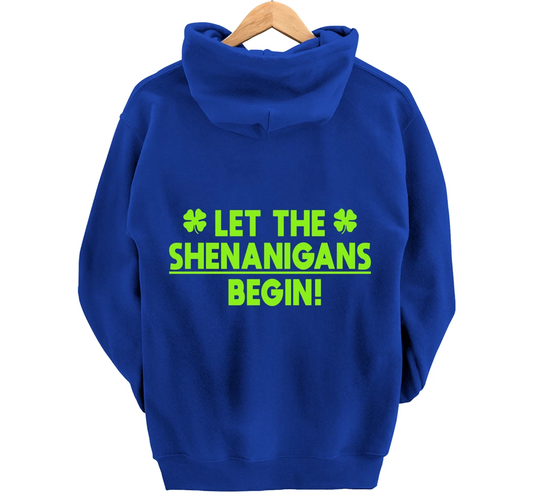St Patricks Day Shenanigans Pullover Hoodie