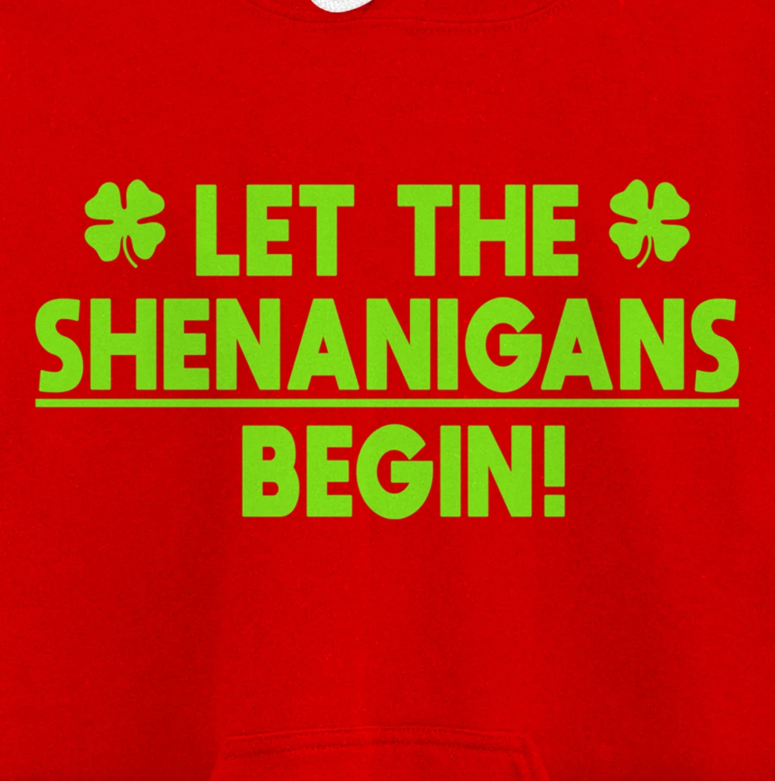 St Patricks Day Shenanigans Pullover Hoodie