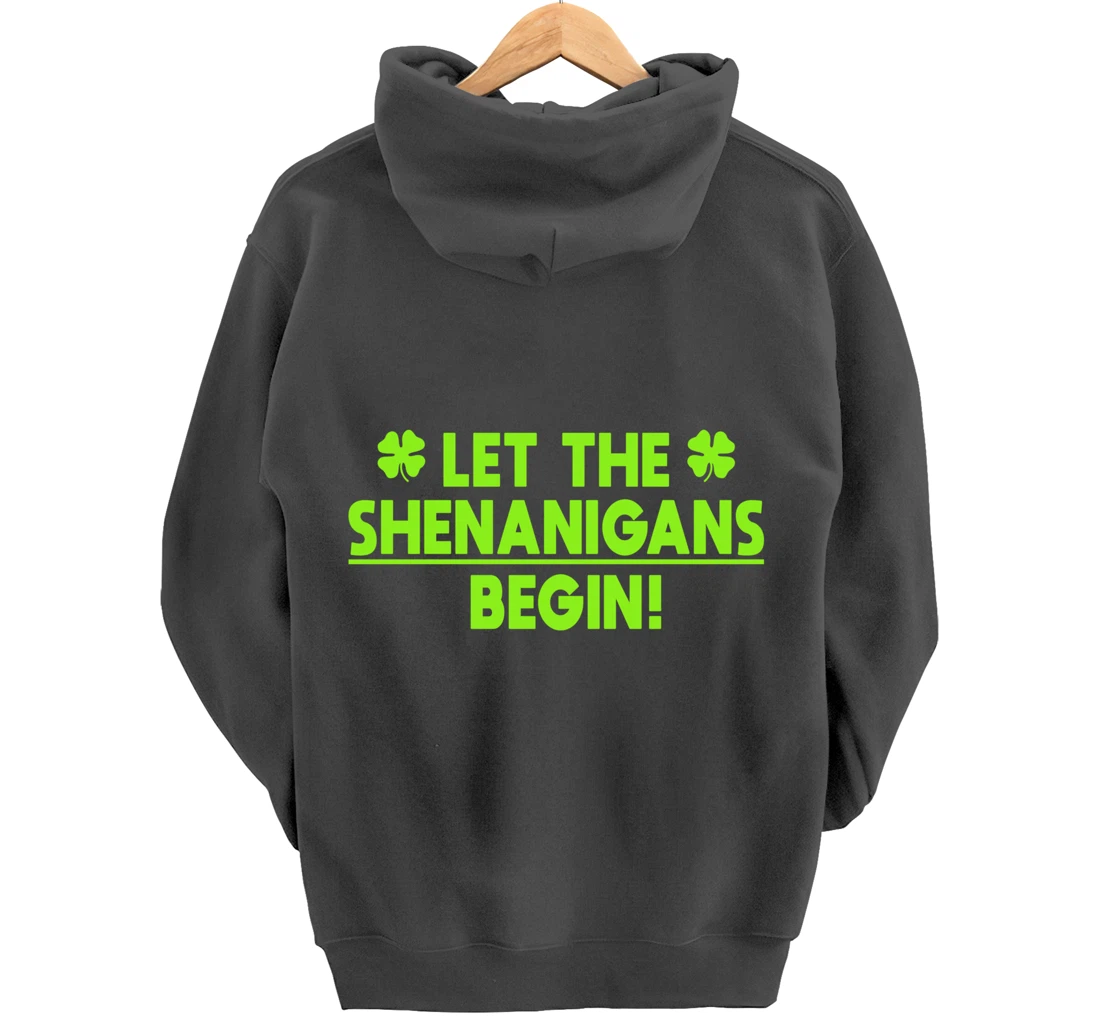 St Patricks Day Shenanigans Pullover Hoodie