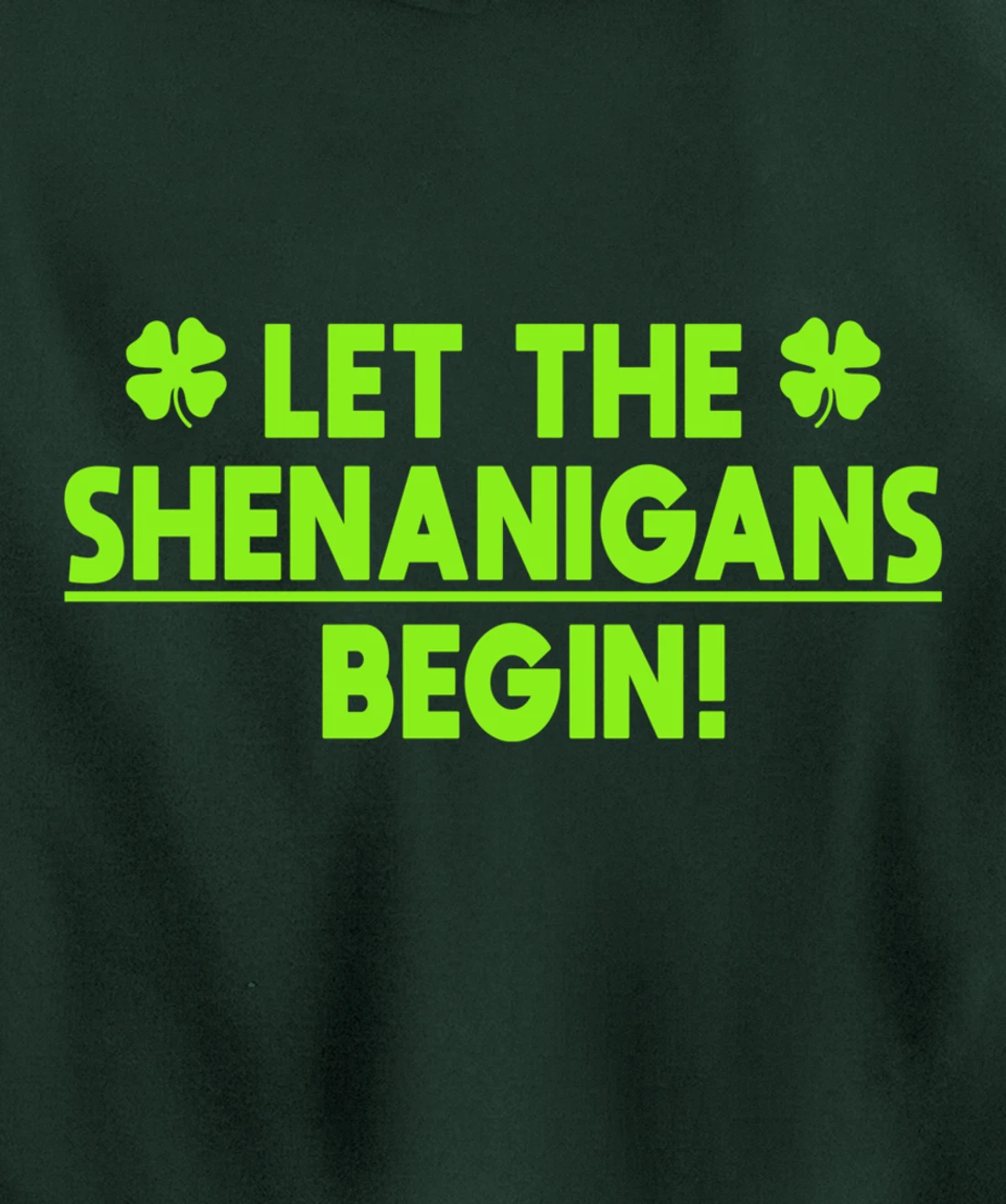 St Patricks Day Shenanigans Pullover Hoodie