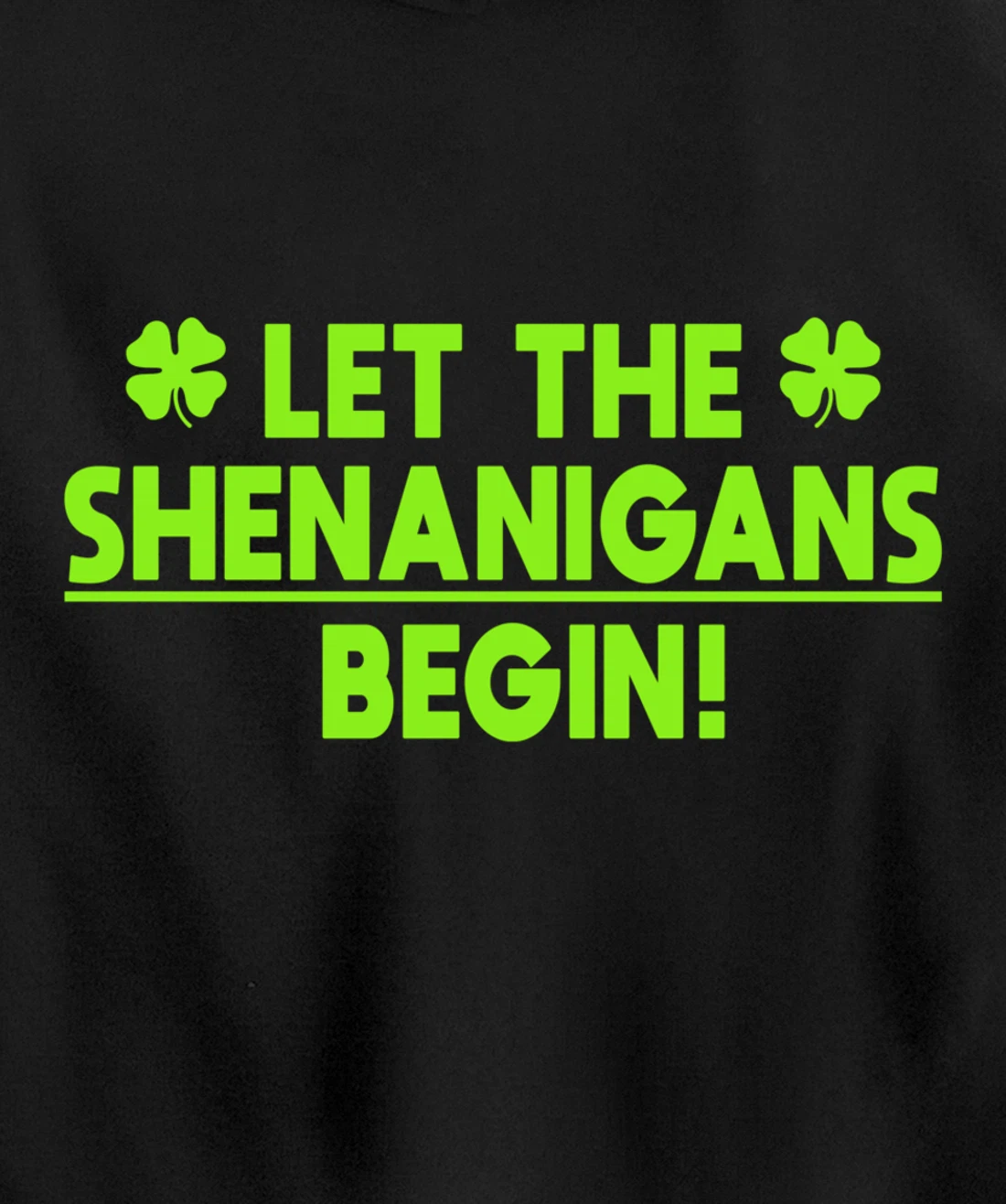 St Patricks Day Shenanigans Pullover Hoodie