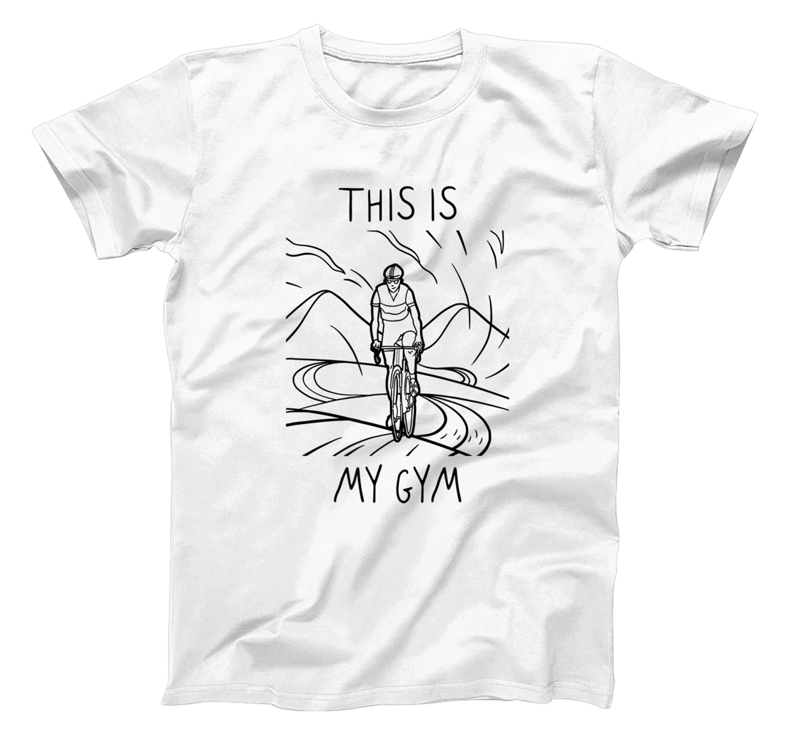Womens This Is My Gym. Cool and Funny Bicycle T-Shirt, Women T-Shirt