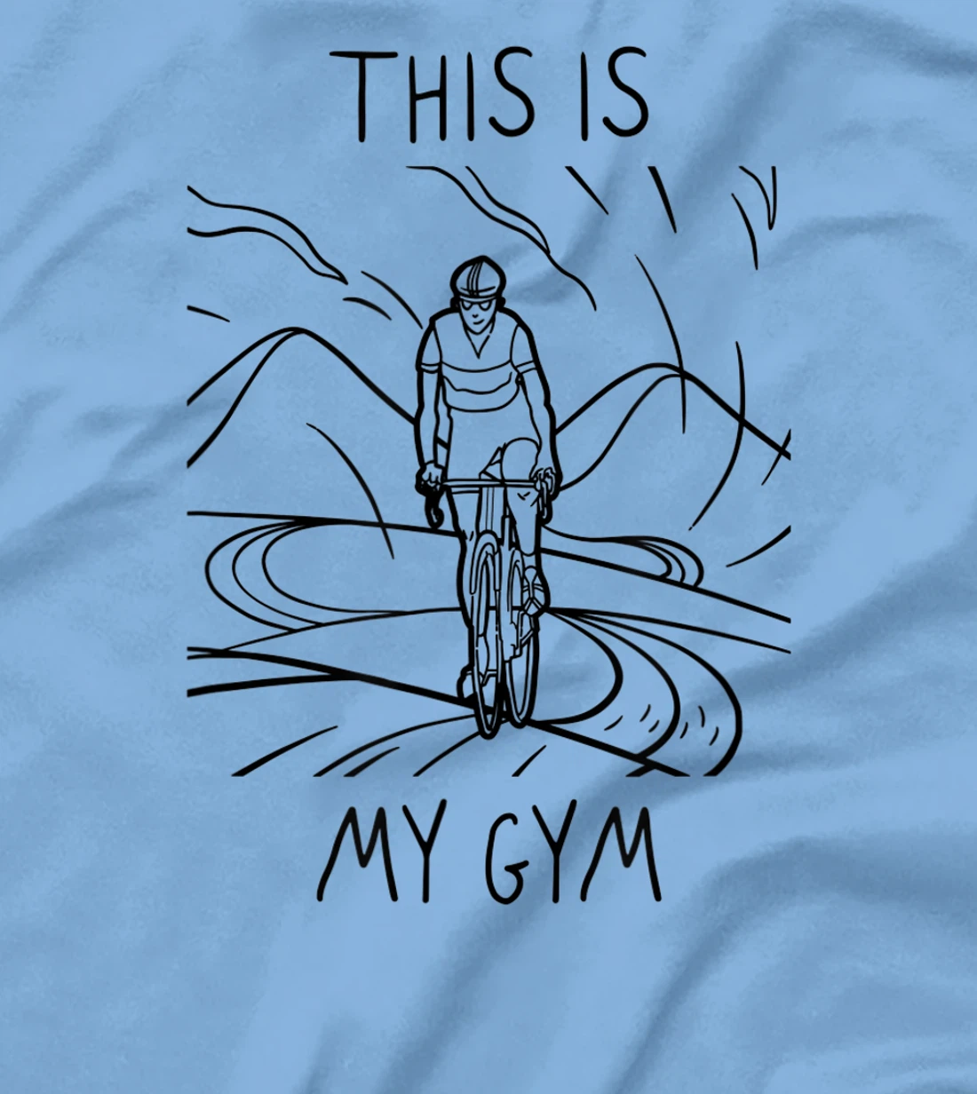 Womens This Is My Gym. Cool and Funny Bicycle T-Shirt, Women T-Shirt