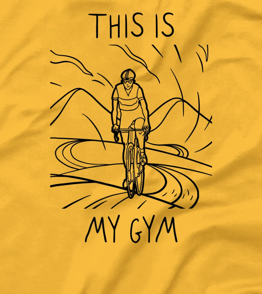Womens This Is My Gym. Cool and Funny Bicycle T-Shirt, Women T-Shirt