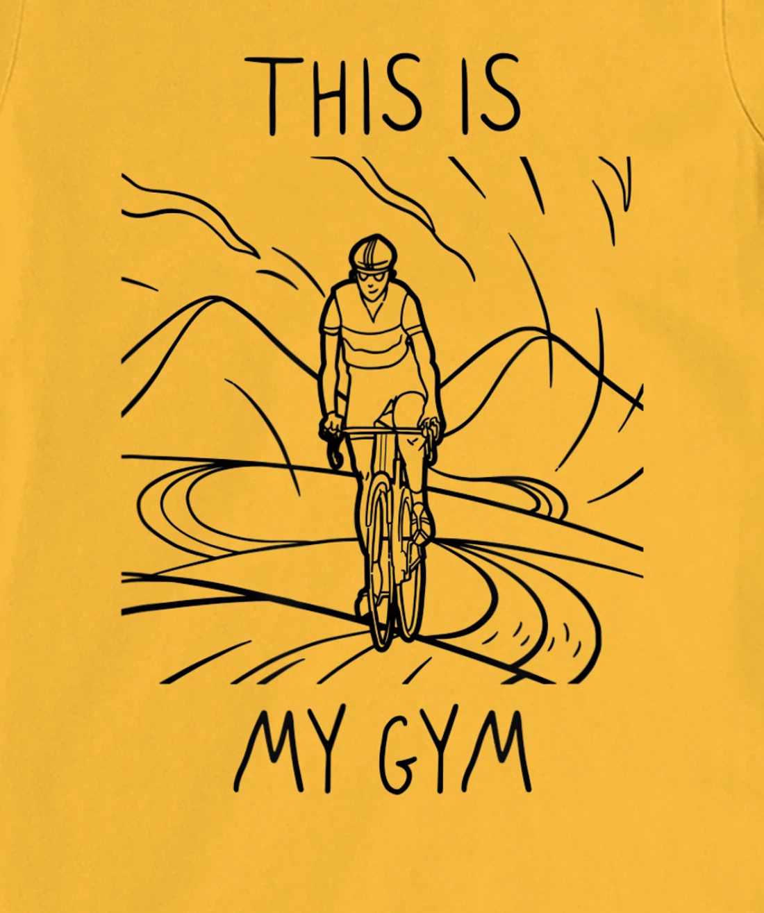 Womens This Is My Gym. Cool and Funny Bicycle T-Shirt, Women T-Shirt