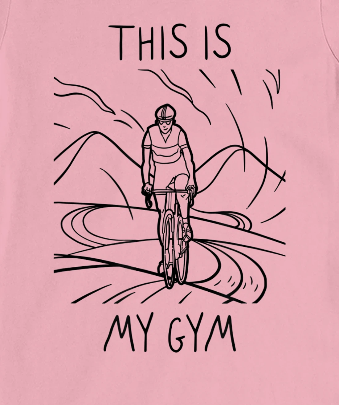 Womens This Is My Gym. Cool and Funny Bicycle T-Shirt, Women T-Shirt