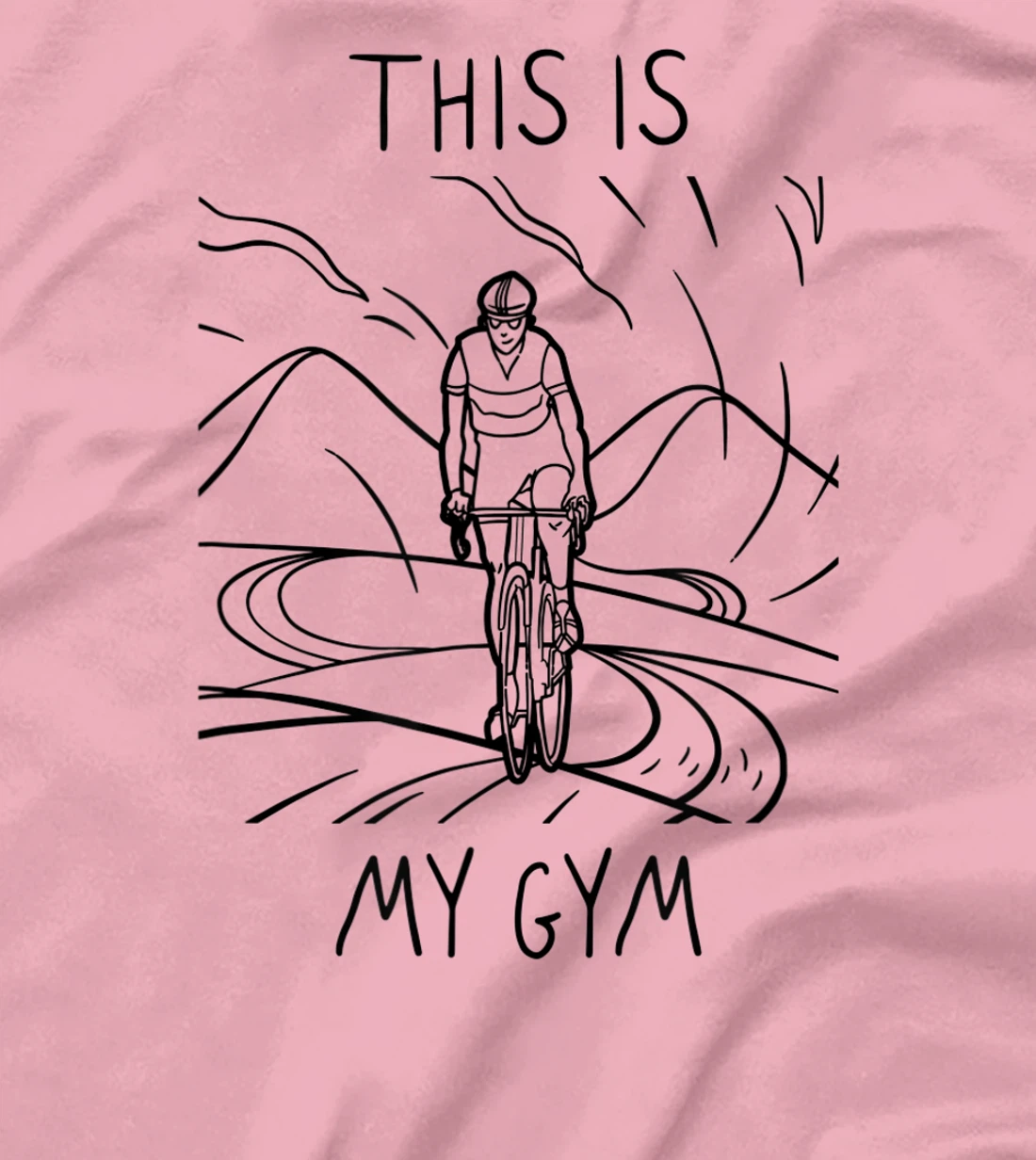 Womens This Is My Gym. Cool and Funny Bicycle T-Shirt, Women T-Shirt