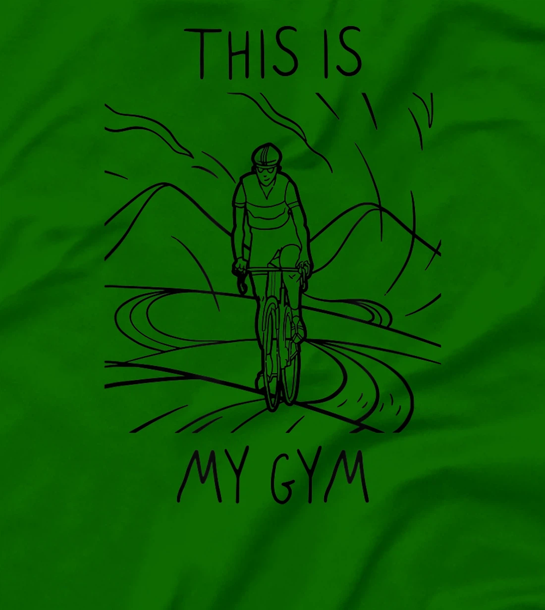Womens This Is My Gym. Cool and Funny Bicycle T-Shirt, Women T-Shirt