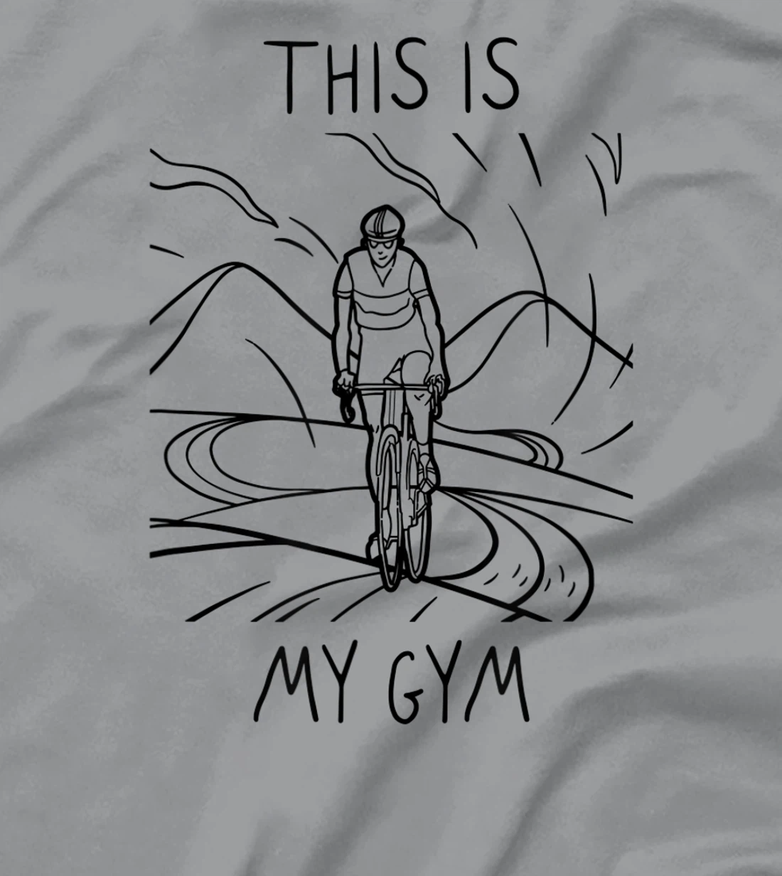 Womens This Is My Gym. Cool and Funny Bicycle T-Shirt, Women T-Shirt