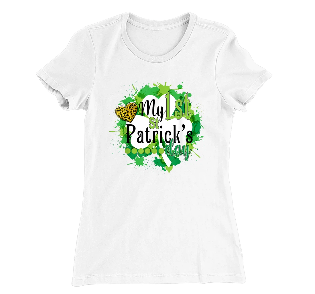 Funny Cute My First St. Patrick's Day Gift For Children T-Shirt, Kid T-Shirt and Women T-Shirt