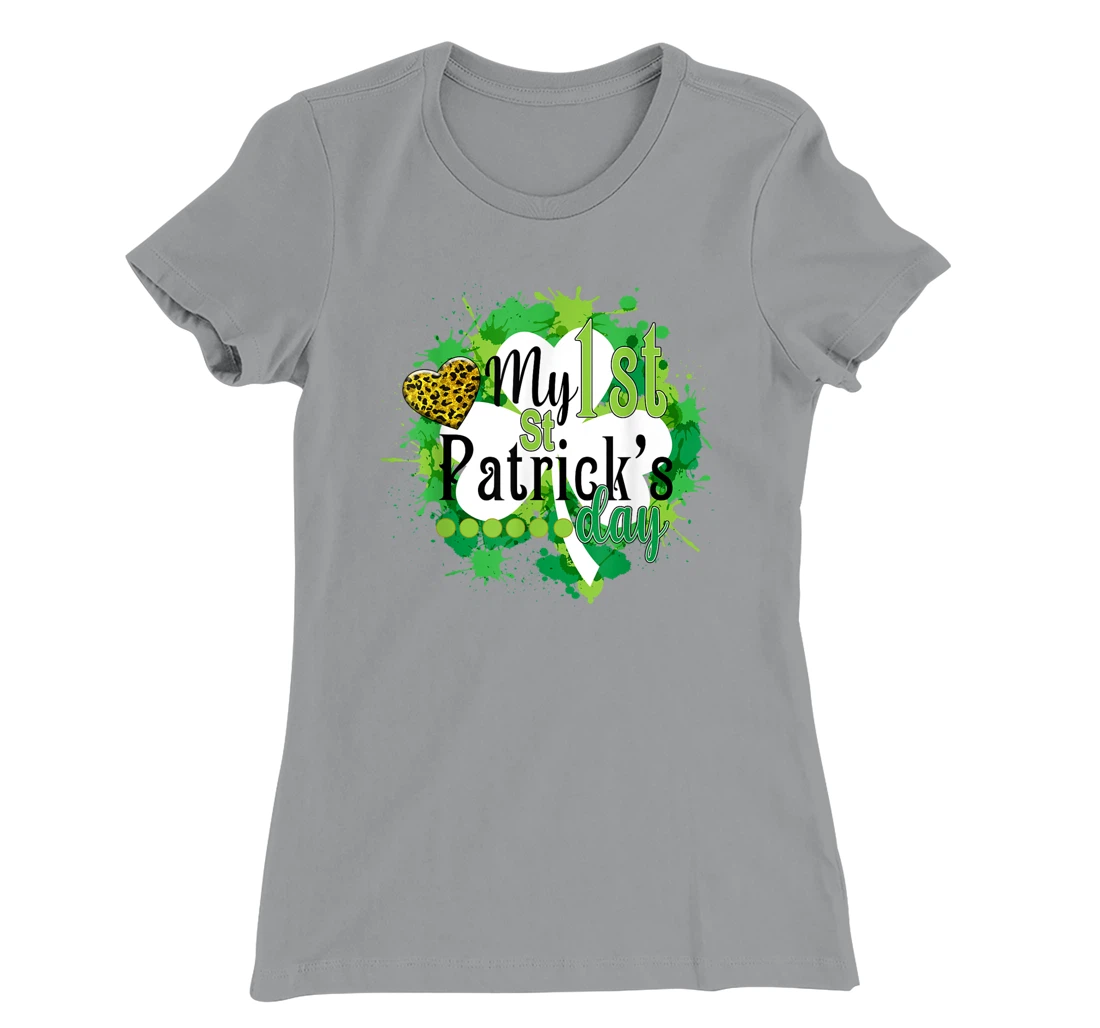 Funny Cute My First St. Patrick's Day Gift For Children T-Shirt, Kid T-Shirt and Women T-Shirt