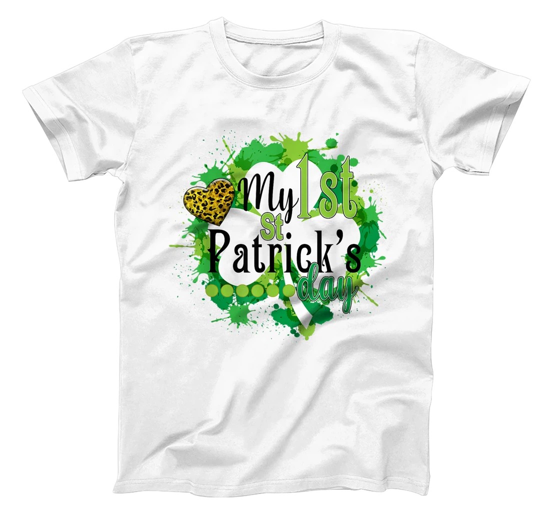 Funny Cute My First St. Patrick's Day Gift For Children T-Shirt, Kid T-Shirt and Women T-Shirt