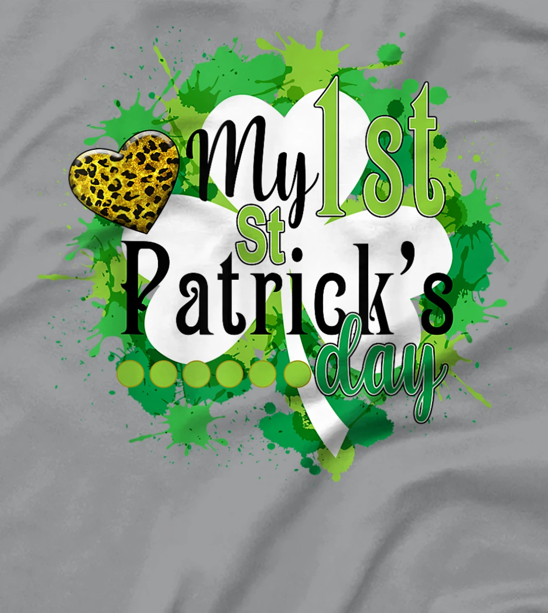 Funny Cute My First St. Patrick's Day Gift For Children T-Shirt, Kid T-Shirt and Women T-Shirt