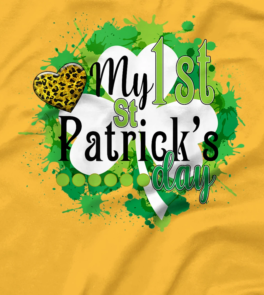 Funny Cute My First St. Patrick's Day Gift For Children T-Shirt, Kid T-Shirt and Women T-Shirt