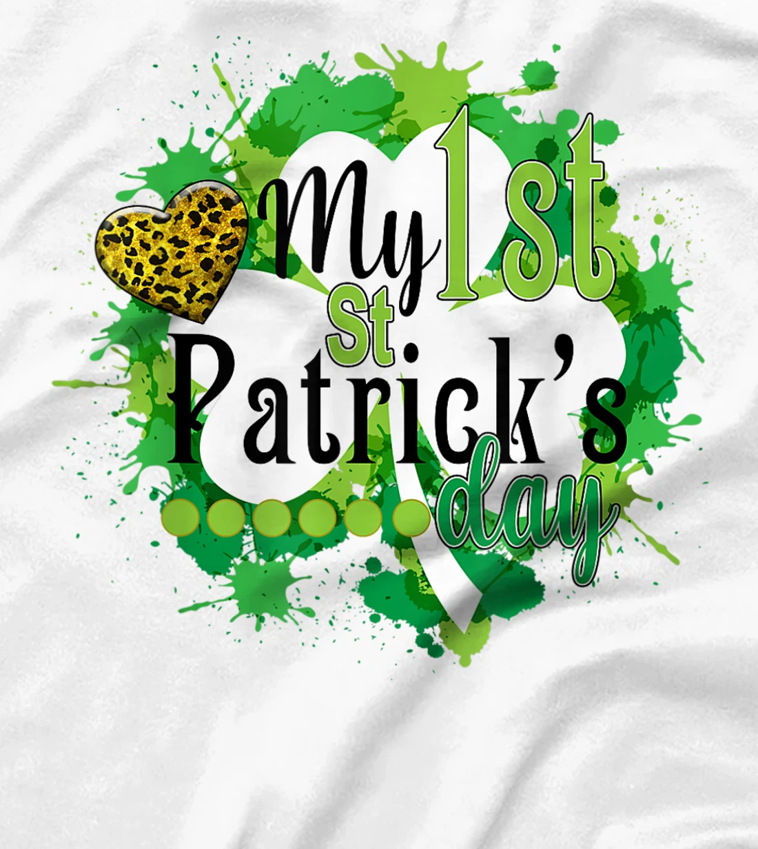 Funny Cute My First St. Patrick's Day Gift For Children T-Shirt, Kid T-Shirt and Women T-Shirt