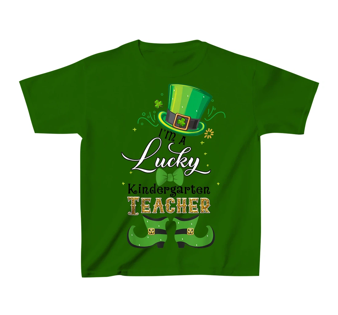 St Patricks Day This Is My Lucky Gift For Teacher T-Shirt, Kid T-Shirt and Women T-Shirt