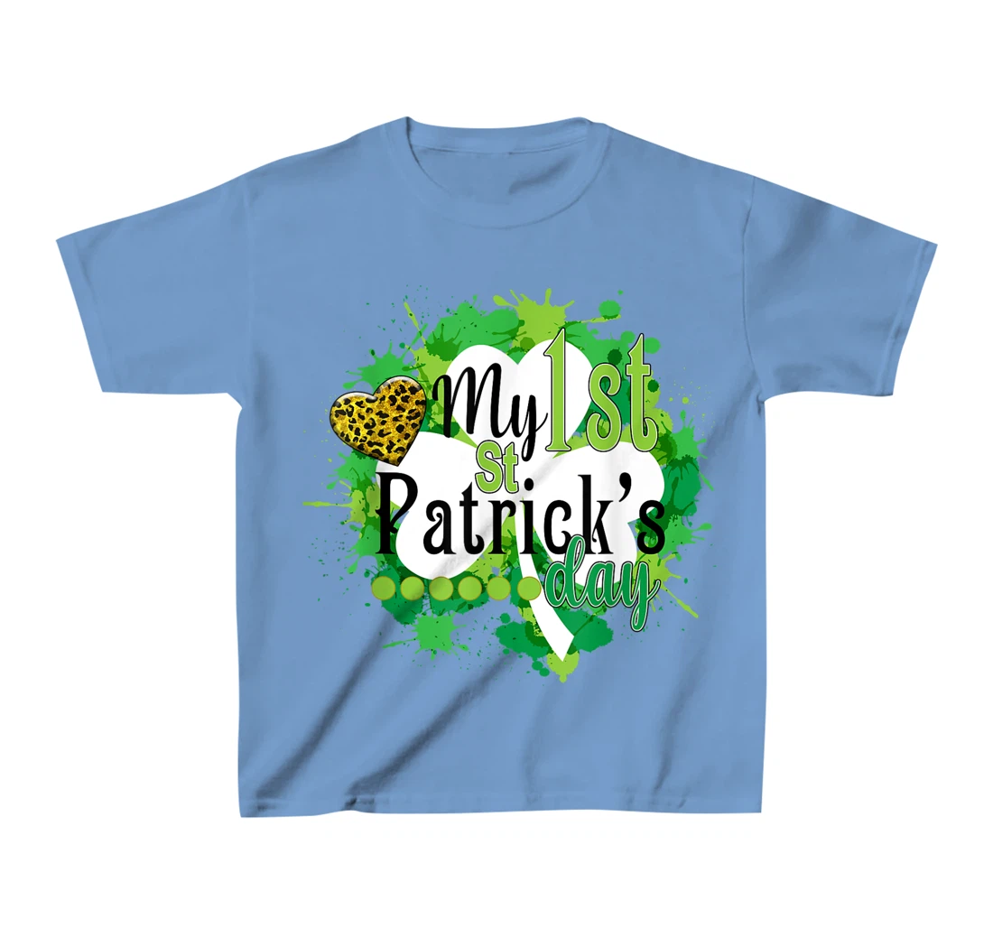 Funny Cute My First St. Patrick's Day Gift For Children T-Shirt, Kid T-Shirt and Women T-Shirt