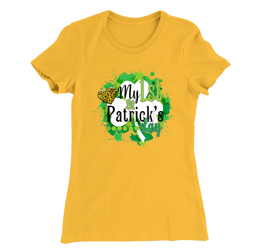 Funny Cute My First St. Patrick's Day Gift For Children T-Shirt, Kid T-Shirt and Women T-Shirt