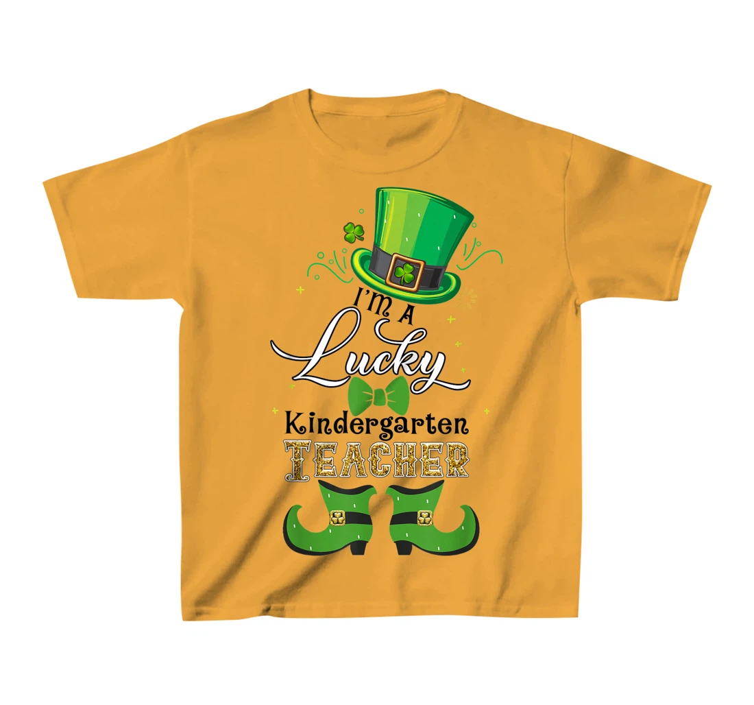 St Patricks Day This Is My Lucky Gift For Teacher T-Shirt, Kid T-Shirt and Women T-Shirt