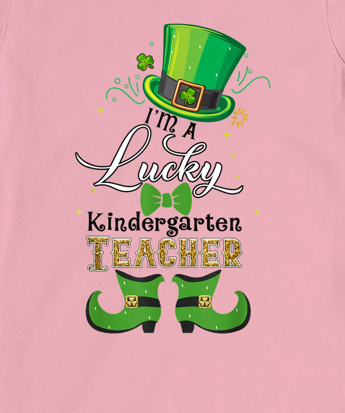 St Patricks Day This Is My Lucky Gift For Teacher T-Shirt, Kid T-Shirt and Women T-Shirt