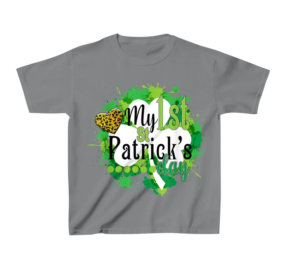 Funny Cute My First St. Patrick's Day Gift For Children T-Shirt, Kid T-Shirt and Women T-Shirt