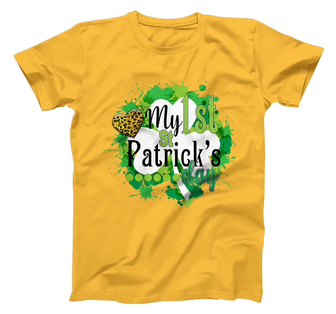 Funny Cute My First St. Patrick's Day Gift For Children T-Shirt, Kid T-Shirt and Women T-Shirt