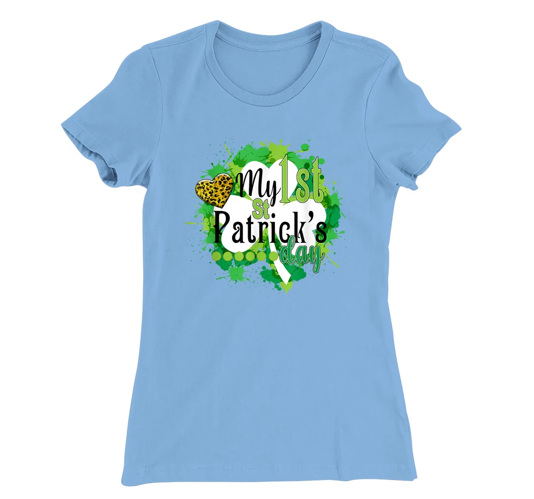 Funny Cute My First St. Patrick's Day Gift For Children T-Shirt, Kid T-Shirt and Women T-Shirt