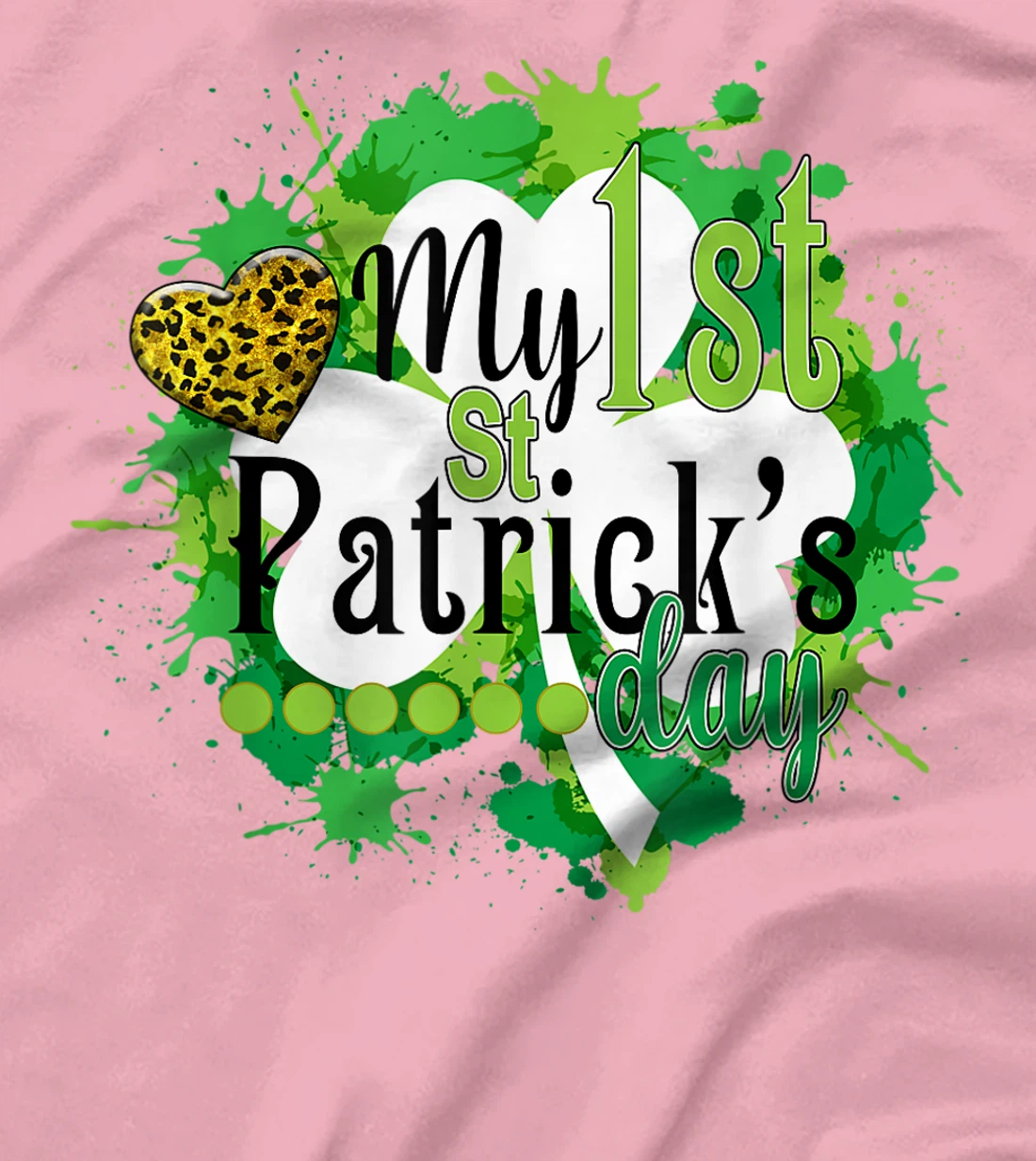 Funny Cute My First St. Patrick's Day Gift For Children T-Shirt, Kid T-Shirt and Women T-Shirt